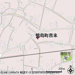徳島県吉野川市鴨島町喜来227周辺の地図