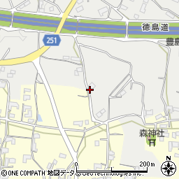 徳島県美馬市脇町大字北庄1193周辺の地図