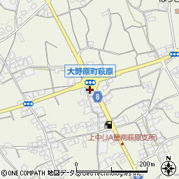 香川県観音寺市大野原町萩原1533周辺の地図