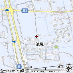 徳島県徳島市国府町池尻43-8周辺の地図