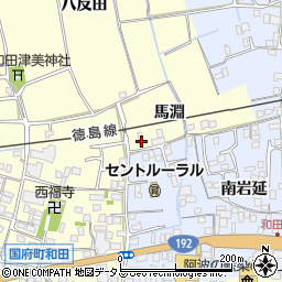 徳島県徳島市国府町和田馬淵22周辺の地図
