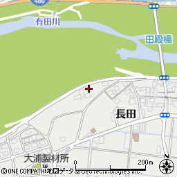 和歌山県有田郡有田川町長田417周辺の地図