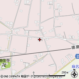 徳島県吉野川市鴨島町喜来52周辺の地図