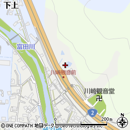 川崎分水場周辺の地図