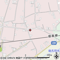 徳島県吉野川市鴨島町喜来20周辺の地図