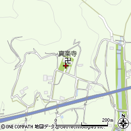 徳島県美馬市脇町田上周辺の地図