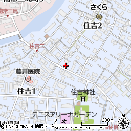 那賀川電機周辺の地図