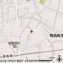 徳島県吉野川市鴨島町喜来290周辺の地図