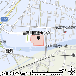 I&H吉野川薬局周辺の地図