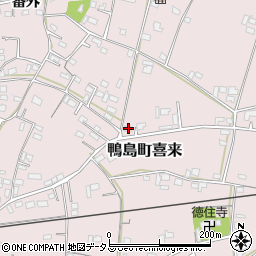 徳島県吉野川市鴨島町喜来263-5周辺の地図