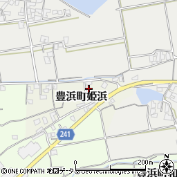 香川県観音寺市豊浜町姫浜1412-5周辺の地図