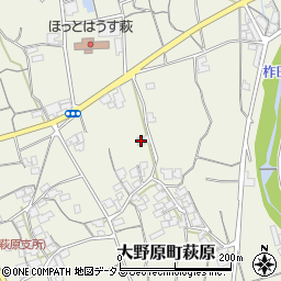 香川県観音寺市大野原町萩原1003周辺の地図