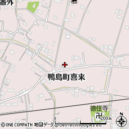 徳島県吉野川市鴨島町喜来252周辺の地図