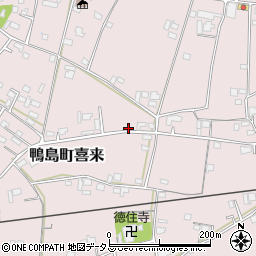 徳島県吉野川市鴨島町喜来245周辺の地図