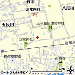 徳島県徳島市国府町和田西ノ宮周辺の地図
