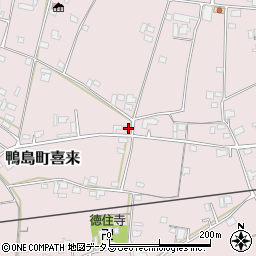 徳島県吉野川市鴨島町喜来246周辺の地図