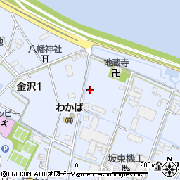 徳島県徳島市金沢周辺の地図