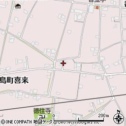徳島県吉野川市鴨島町喜来74周辺の地図