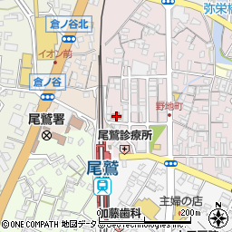 尾鷲駅前郵便局周辺の地図