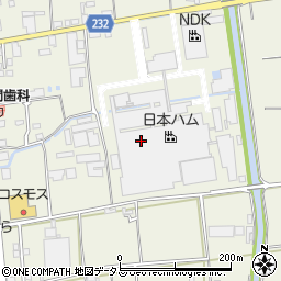 日本ハムファクトリー株式会社　徳島工場周辺の地図