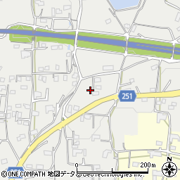 徳島県美馬市脇町大字北庄1378周辺の地図