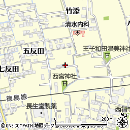 徳島県徳島市国府町和田竹添31-1周辺の地図