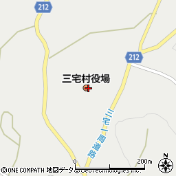 気象庁三宅島火山防災連絡事務所周辺の地図