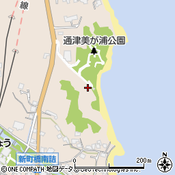 通津美ケ浦周辺の地図