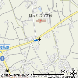 香川県観音寺市大野原町萩原1054周辺の地図