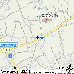 香川県観音寺市大野原町萩原2351周辺の地図