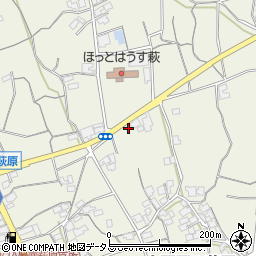 香川県観音寺市大野原町萩原1050周辺の地図