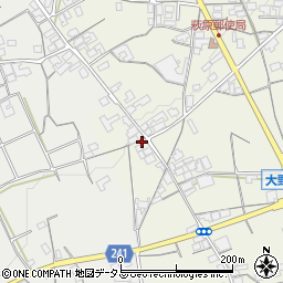 香川県観音寺市大野原町萩原1394周辺の地図