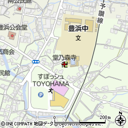 堂乃森寺周辺の地図
