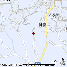 山口県岩国市周東町上久原神幡周辺の地図
