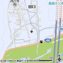 和歌山県有田郡有田川町田口190周辺の地図