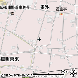 徳島県吉野川市鴨島町喜来581周辺の地図