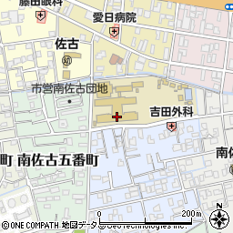 徳島市立佐古小学校周辺の地図