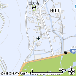 和歌山県有田郡有田川町田口201周辺の地図