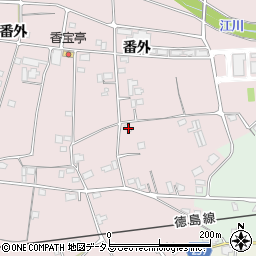徳島県吉野川市鴨島町喜来41周辺の地図