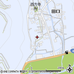 和歌山県有田郡有田川町田口257周辺の地図