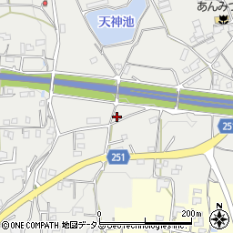 徳島県美馬市脇町大字北庄422周辺の地図