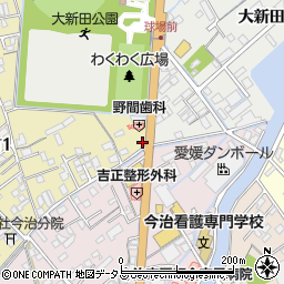瓦寿司周辺の地図