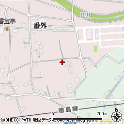 徳島県吉野川市鴨島町喜来37周辺の地図