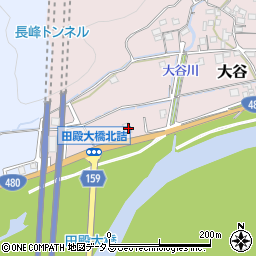 和歌山県有田郡有田川町大谷44周辺の地図