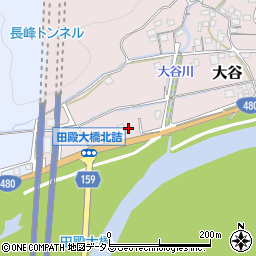 和歌山県有田郡有田川町大谷37周辺の地図