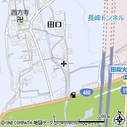 和歌山県有田郡有田川町田口1371周辺の地図
