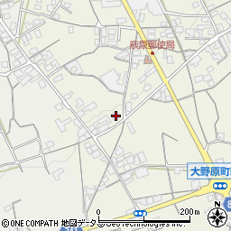 香川県観音寺市大野原町萩原1622周辺の地図
