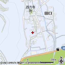 和歌山県有田郡有田川町田口253周辺の地図