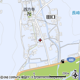 和歌山県有田郡有田川町田口203周辺の地図