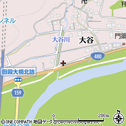 和歌山県有田郡有田川町大谷19周辺の地図